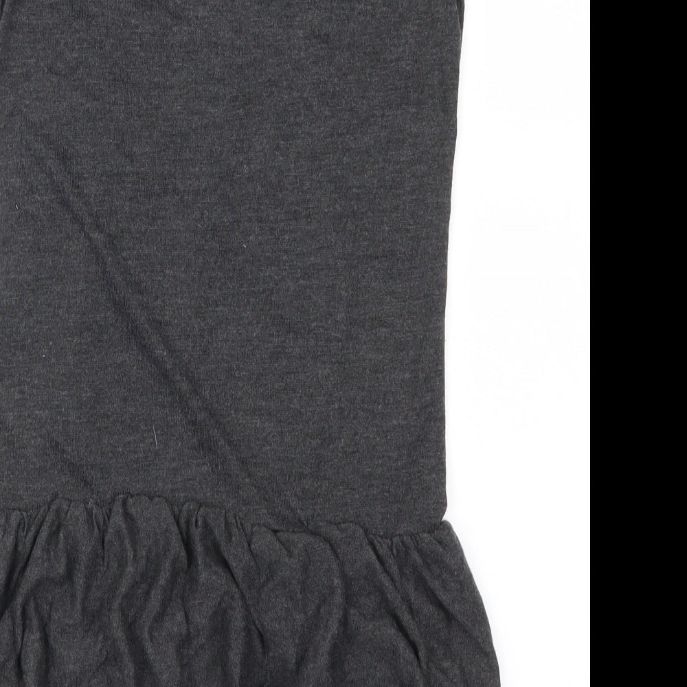 Mystify Womens Grey   Basic T-Shirt Size S