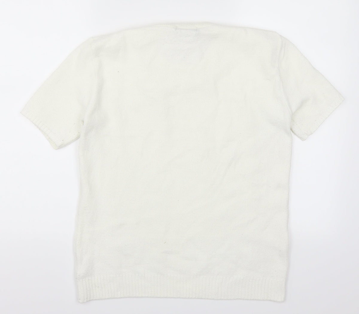 Choice Womens White   Pullover Jumper Size M
