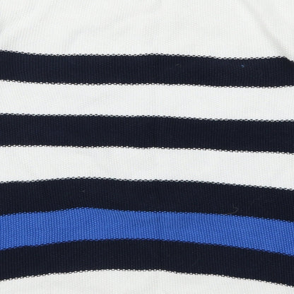 Kenar Womens Blue Striped  Pullover Jumper Size XL
