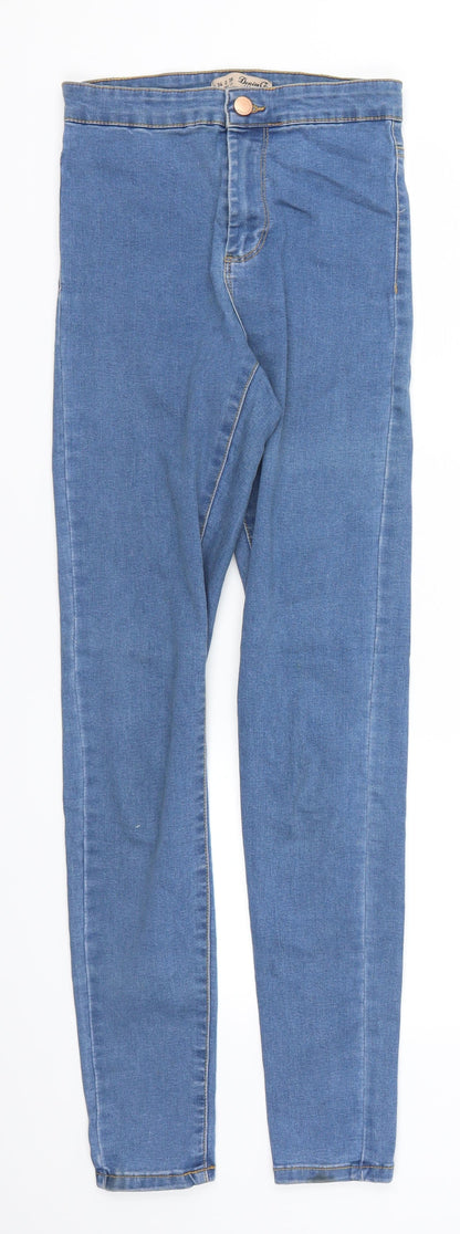 Denim Co Womens Blue  Denim Skinny Jeans Size 6 L29 in