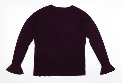 Dorothy Perkins Womens Purple   Pullover Jumper Size 14