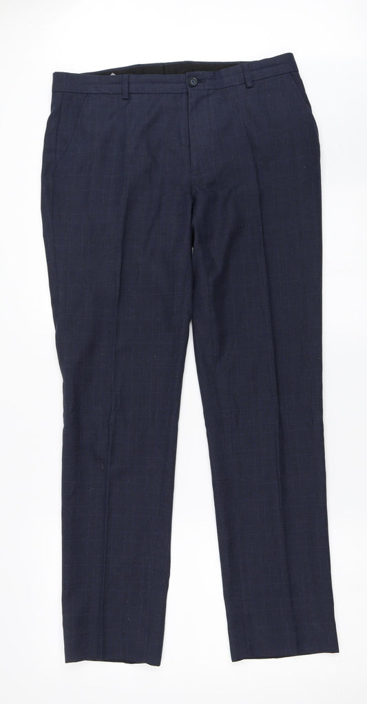 Matalan Mens Blue   Trousers  Size 32 in L31 in