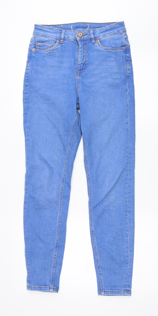 New Look Womens Blue  Denim Skinny Jeans Size 8 L27 in