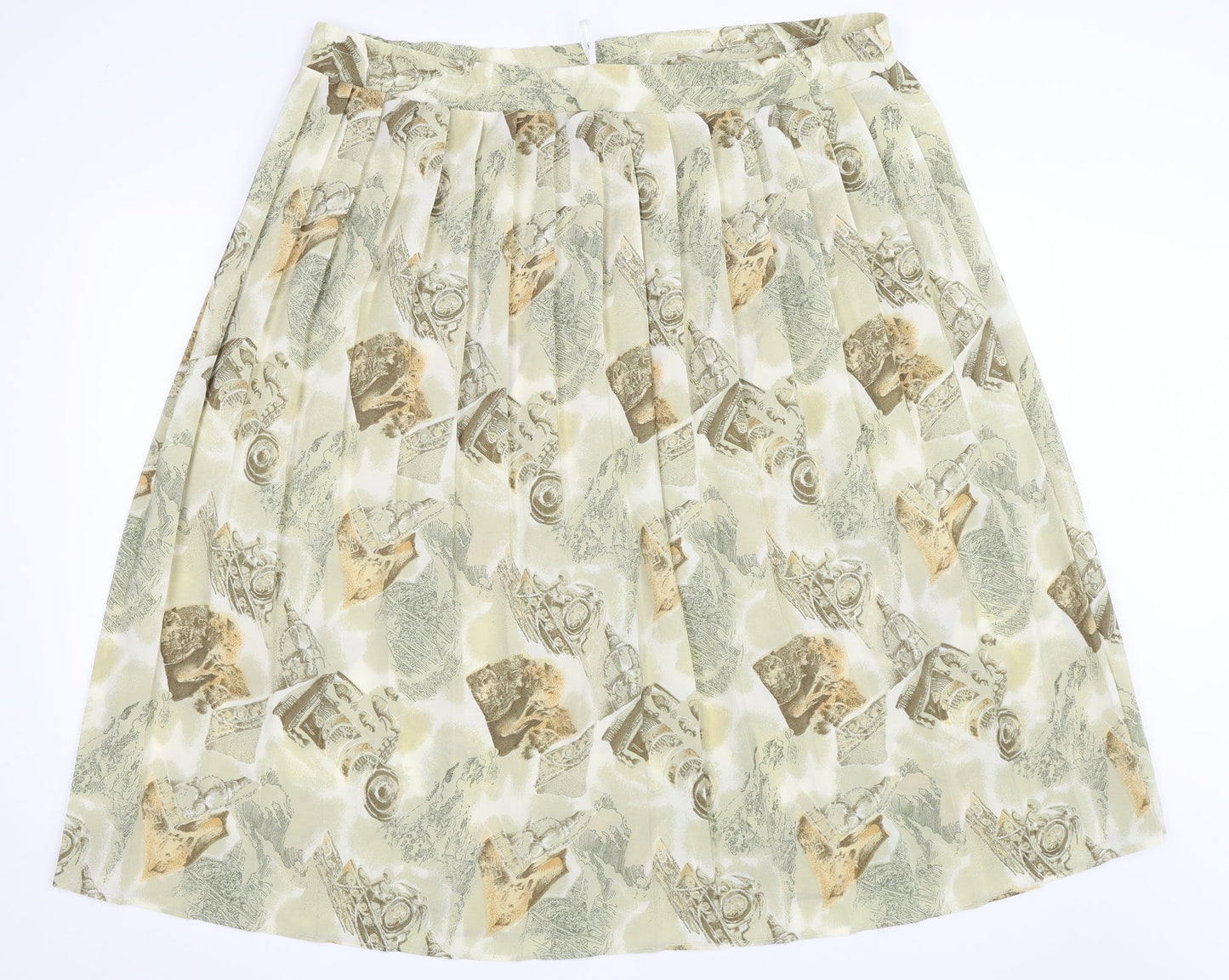 Womens UK Size XL Preworn Flare  Skirt