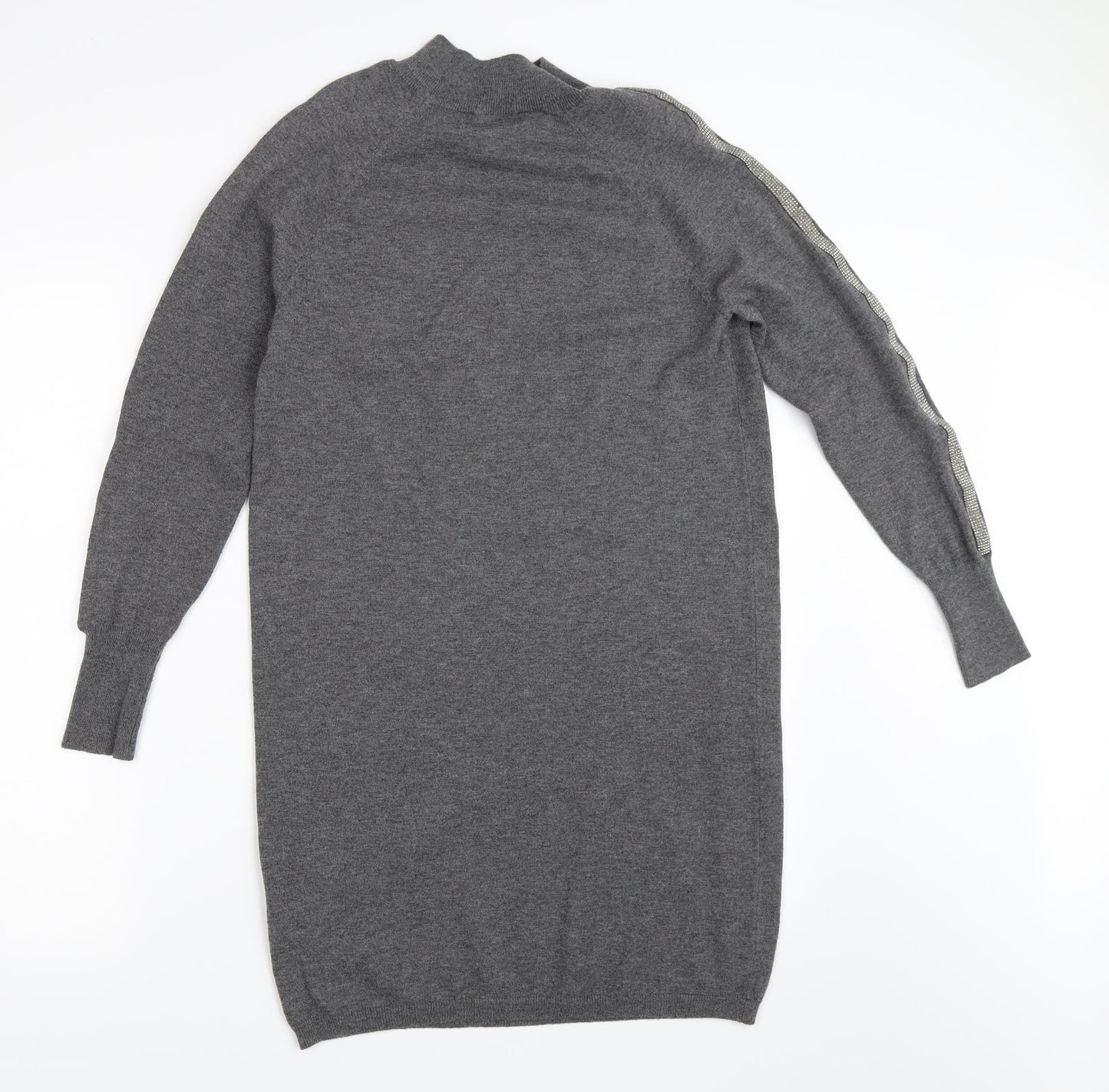 Primark Womens Grey   Jumper Dress  Size XS