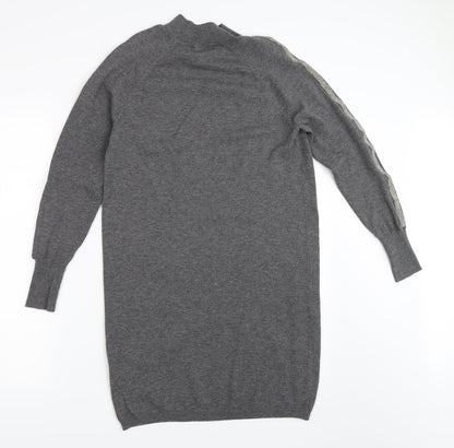 Primark Womens Grey   Jumper Dress  Size XS