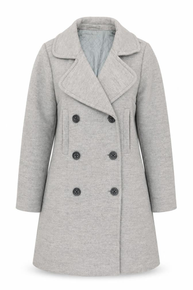 Womens UK Size 8 Gap Grey Overcoat