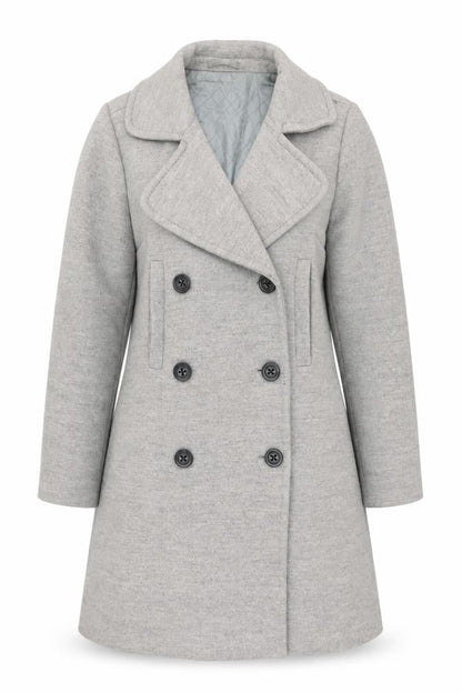 Womens UK Size 8 Gap Grey Overcoat