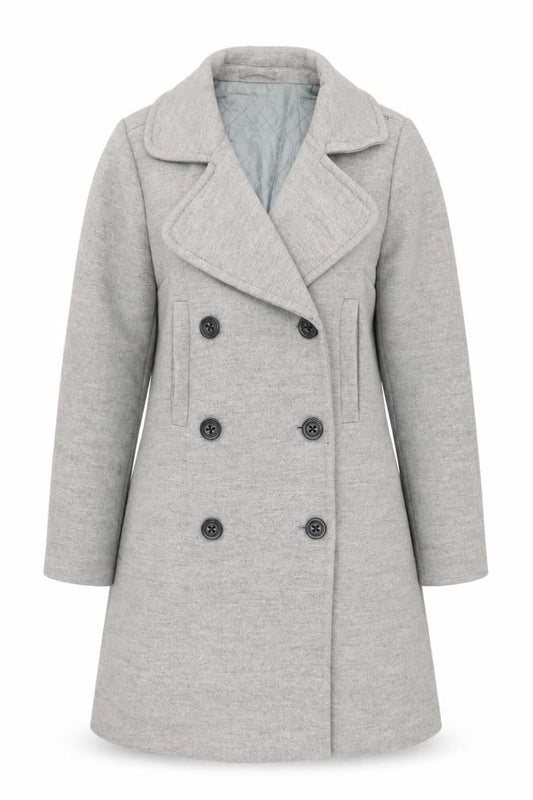 Womens UK Size 8 Gap Grey Overcoat