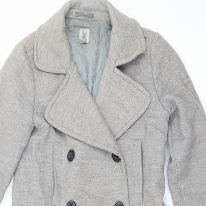 Womens UK Size 8 Gap Grey Overcoat