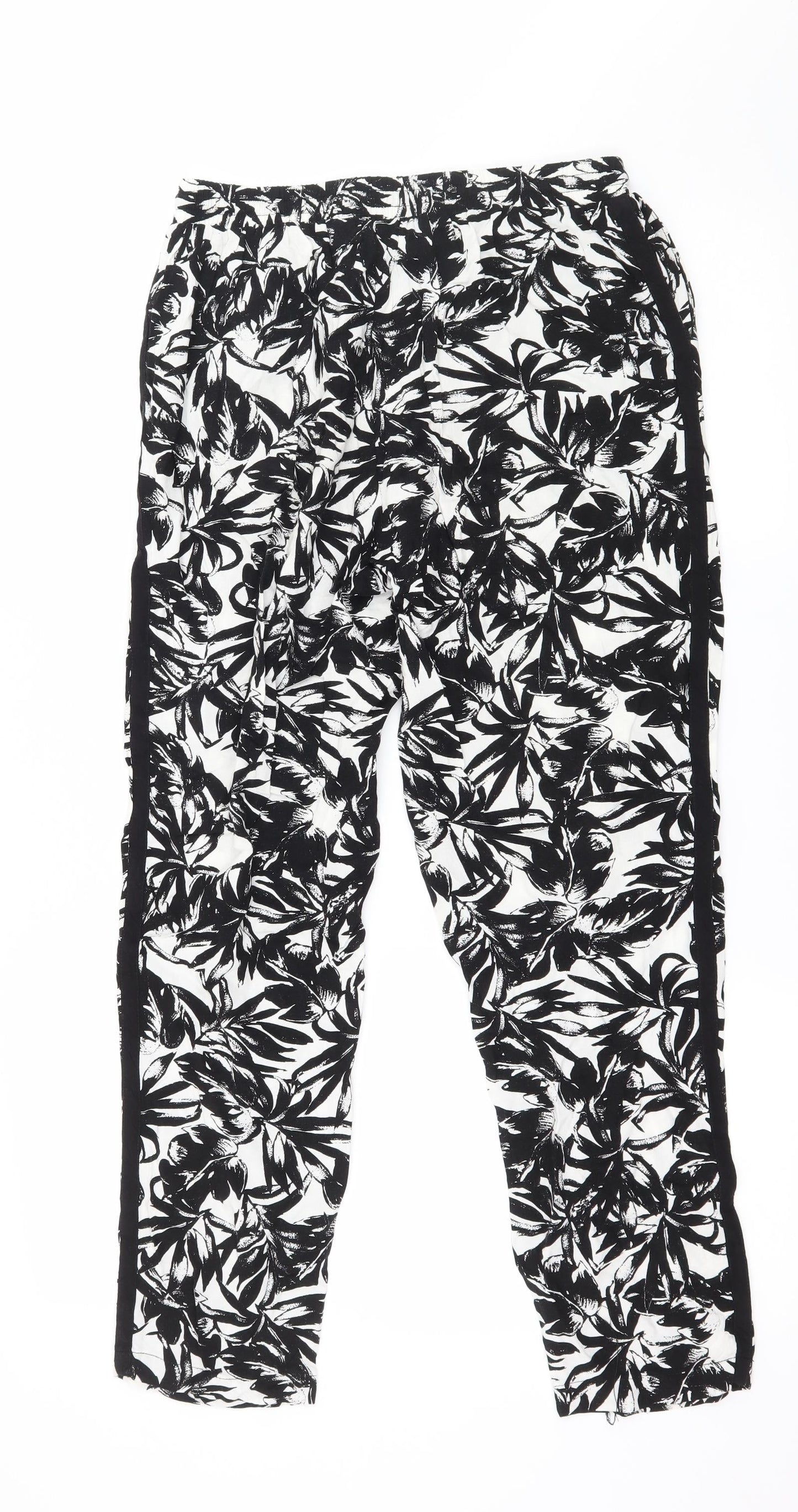 Womens UK Size 8 Dorothy Perkins Regular Fit  Black Trousers