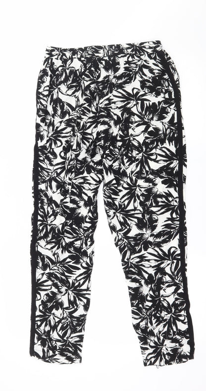Womens UK Size 8 Dorothy Perkins Regular Fit  Black Trousers