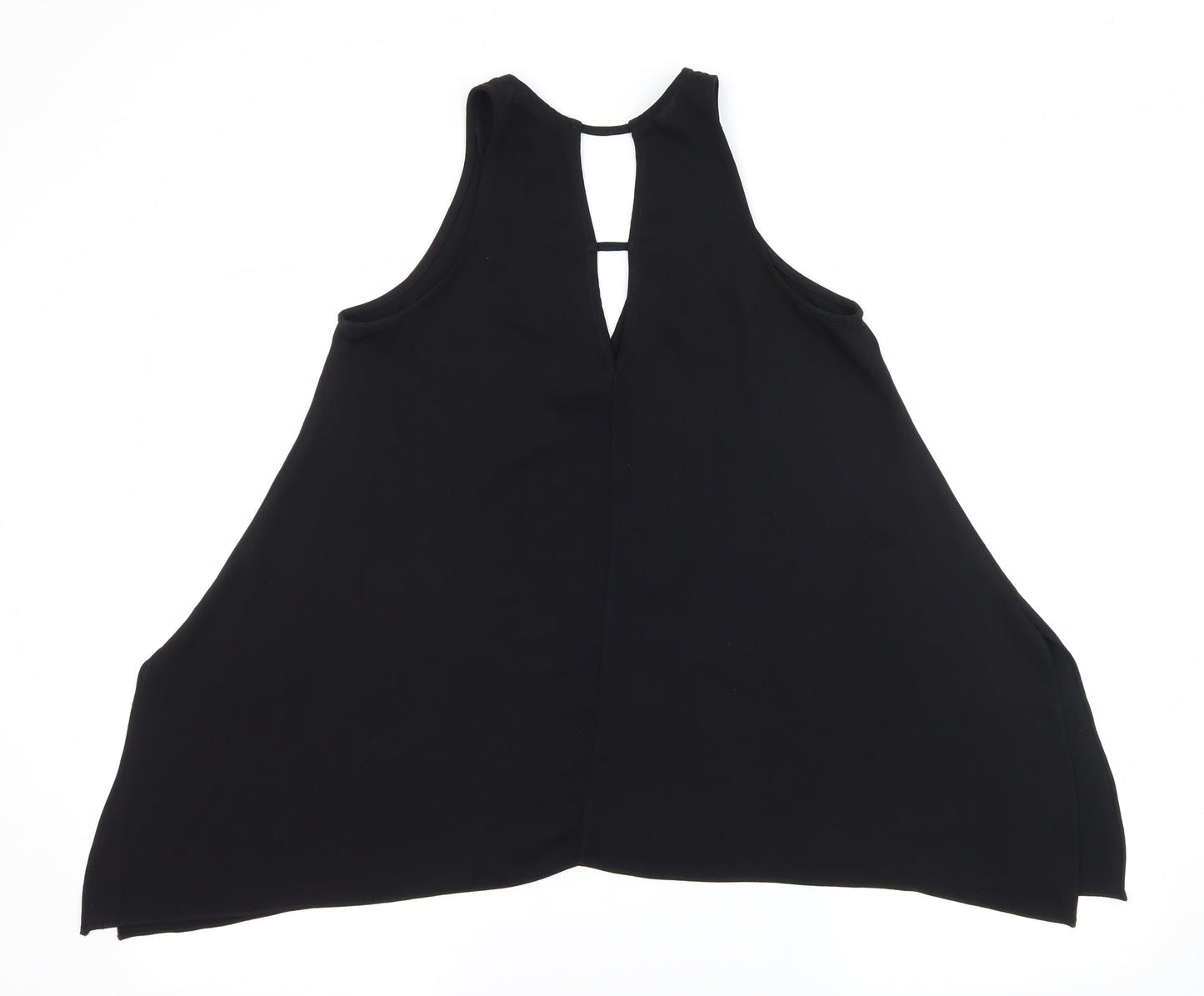 River Island Womens Black   Camisole Tank Size 8  - Cut out back