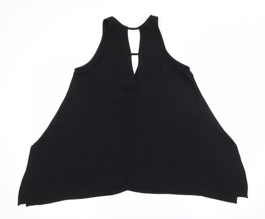 River Island Womens Black   Camisole Tank Size 8  - Cut out back