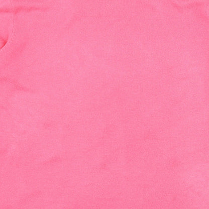 Bonmarché Womens Pink Knit Pullover Jumper Size 14