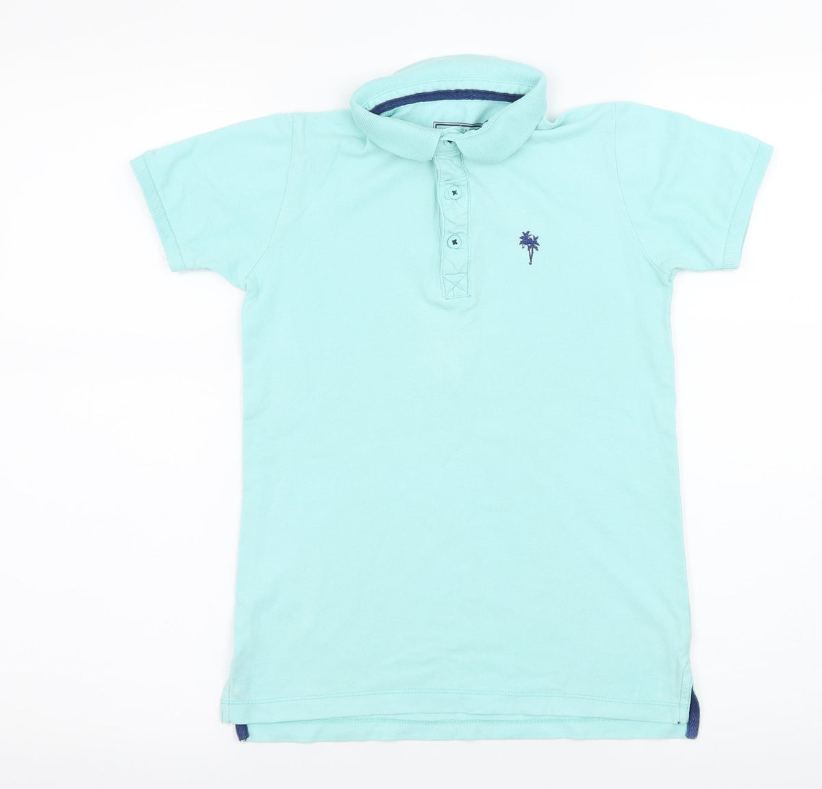 Matalan Boys Blue  Jersey Basic T-Shirt Size 8 Years
