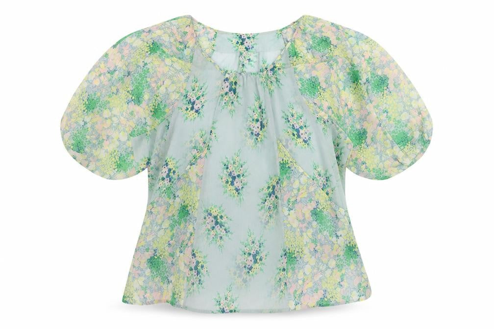 Womens UK Size 10 Topshop Blue Basic Blouse