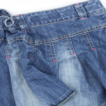 NEXT Girls Blue  Denim Flare Skirt Size 7 Years
