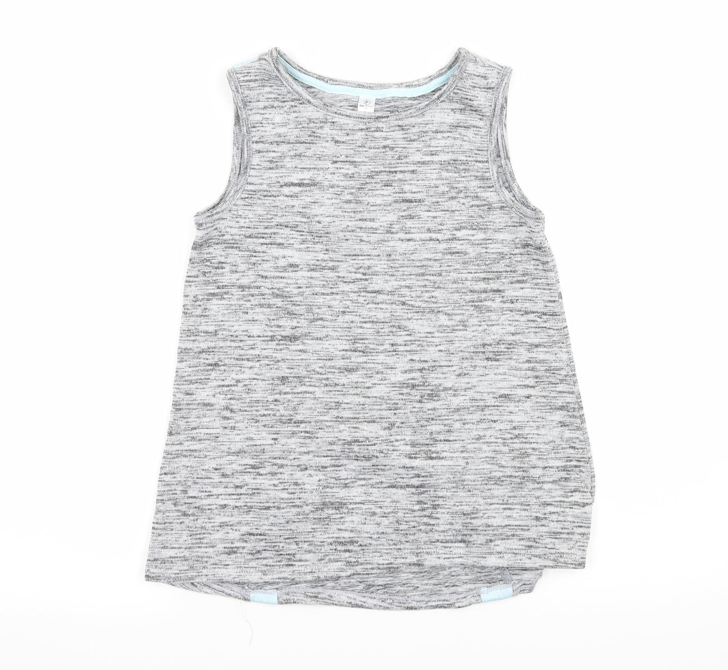 RElfex  Girls Grey  Jersey Basic T-Shirt Size 7-8 Years