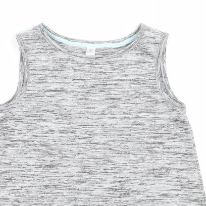 RElfex  Girls Grey  Jersey Basic T-Shirt Size 7-8 Years