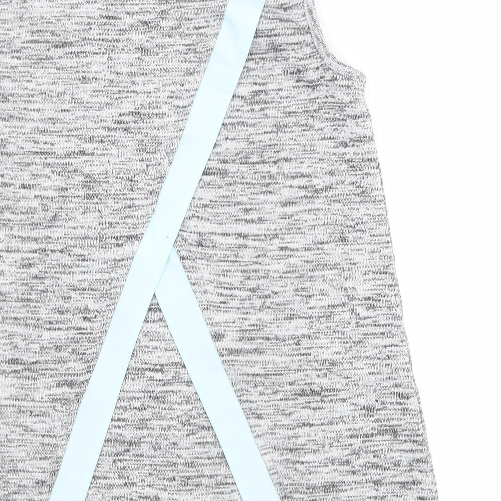 RElfex  Girls Grey  Jersey Basic T-Shirt Size 7-8 Years