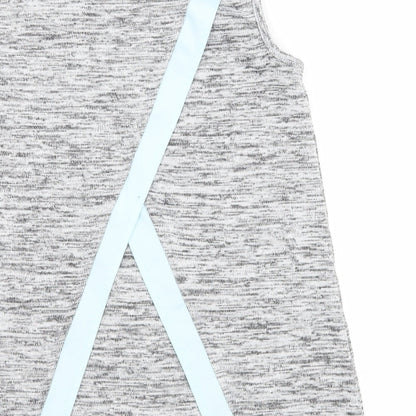 RElfex  Girls Grey  Jersey Basic T-Shirt Size 7-8 Years