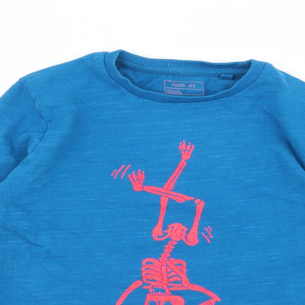 Next Boys Blue  Jersey Pullover Sweatshirt Size 6 Years  - Breakin