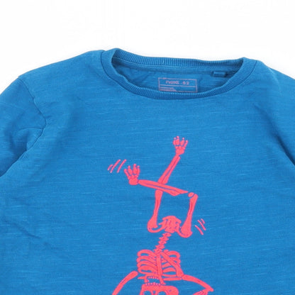 Next Boys Blue  Jersey Pullover Sweatshirt Size 6 Years  - Breakin