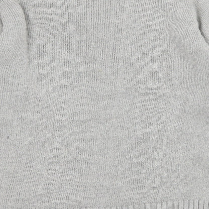 Q-10 collection Womens Grey  Knit Pullover Jumper Size S  - Rudolph Christmas