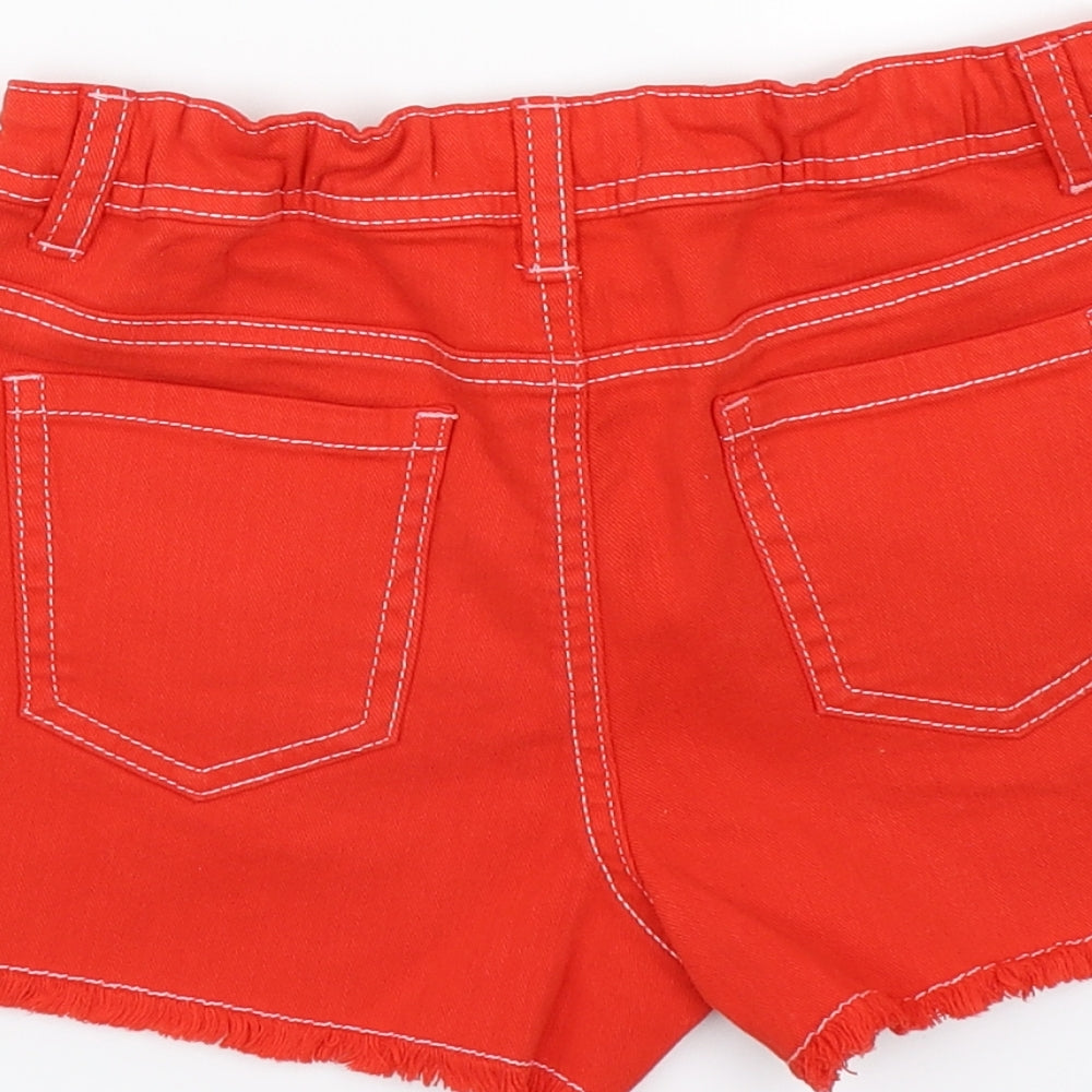 Marks and Spencer Girls Red   Bermuda Shorts Size 9-10 Years