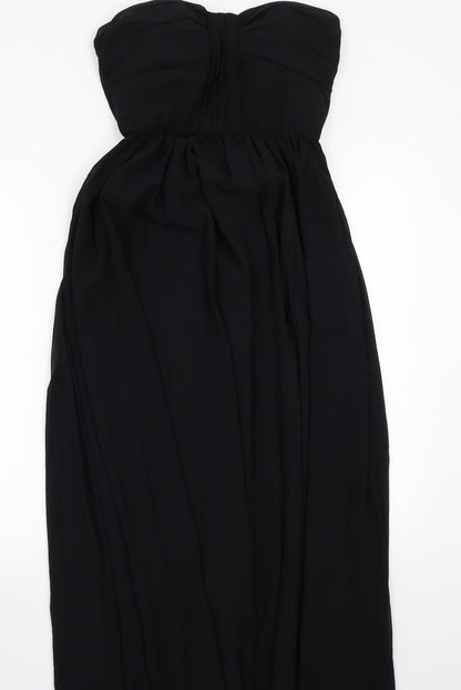 TD Womens Black   A-Line  Size 8