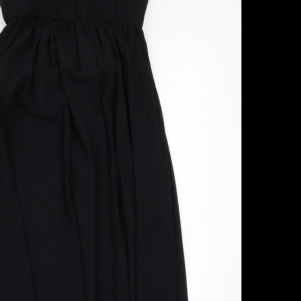 TD Womens Black   A-Line  Size 8