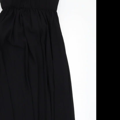 TD Womens Black   A-Line  Size 8