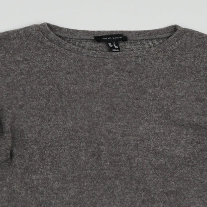 New Look Womens Grey   Pullover Jumper Size M