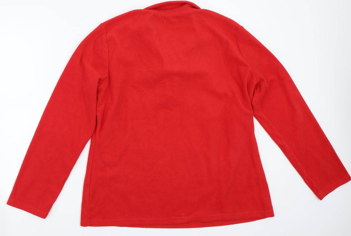 atlas for women Womens Red Floral  Pullover Jumper Size 14