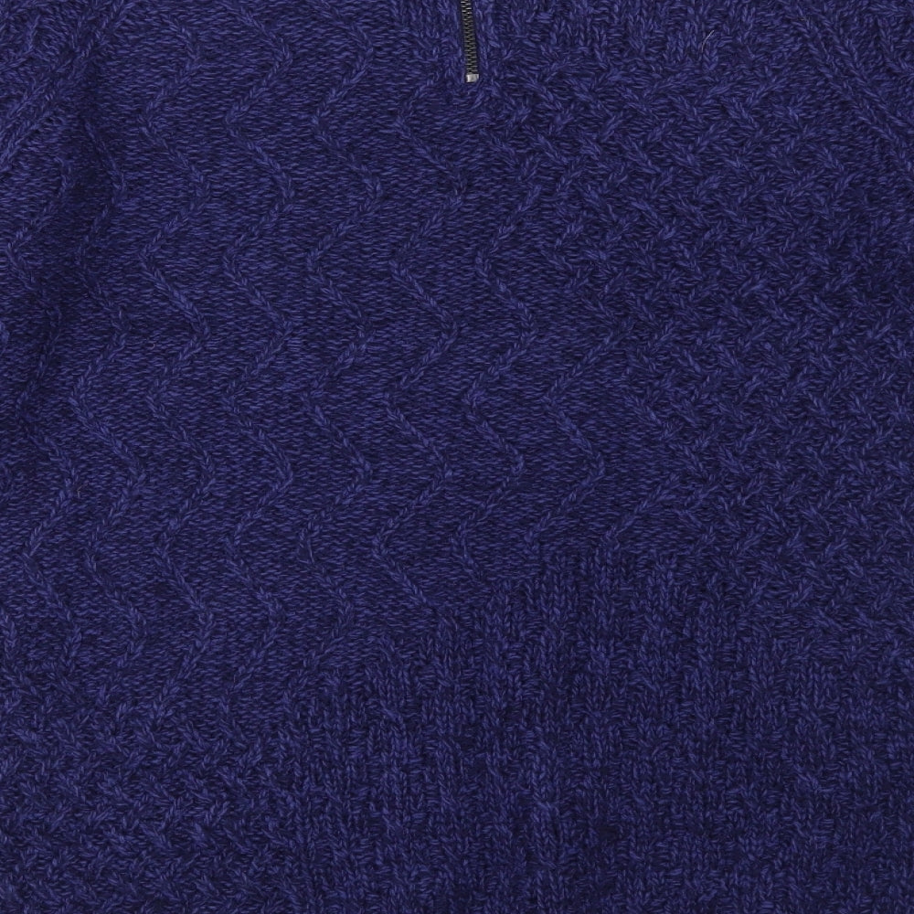Ellen Reyes Womens Blue   Pullover Jumper Size M