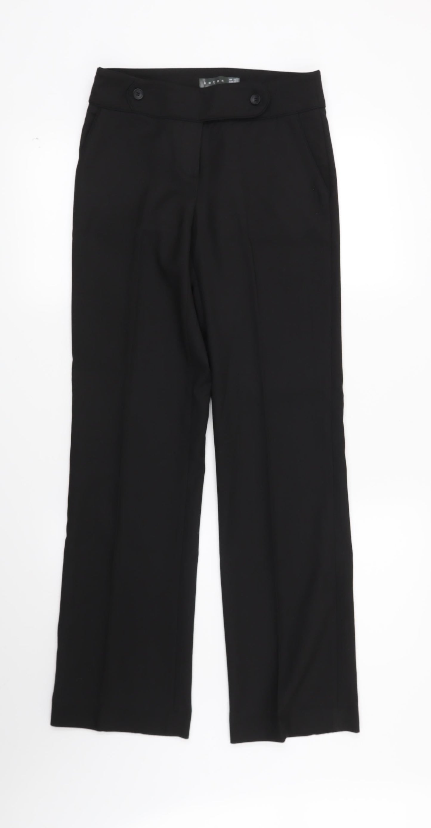 Koton Womens Black   Trousers  Size 6 L31 in
