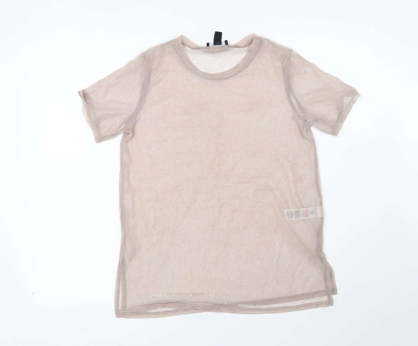 Womens UK Size 12 New Look Pink Basic Blouse