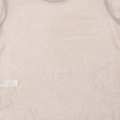 Womens UK Size 12 New Look Pink Basic Blouse
