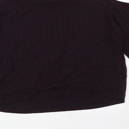Womens UK Size 16 New Look Red Basic Blouse
