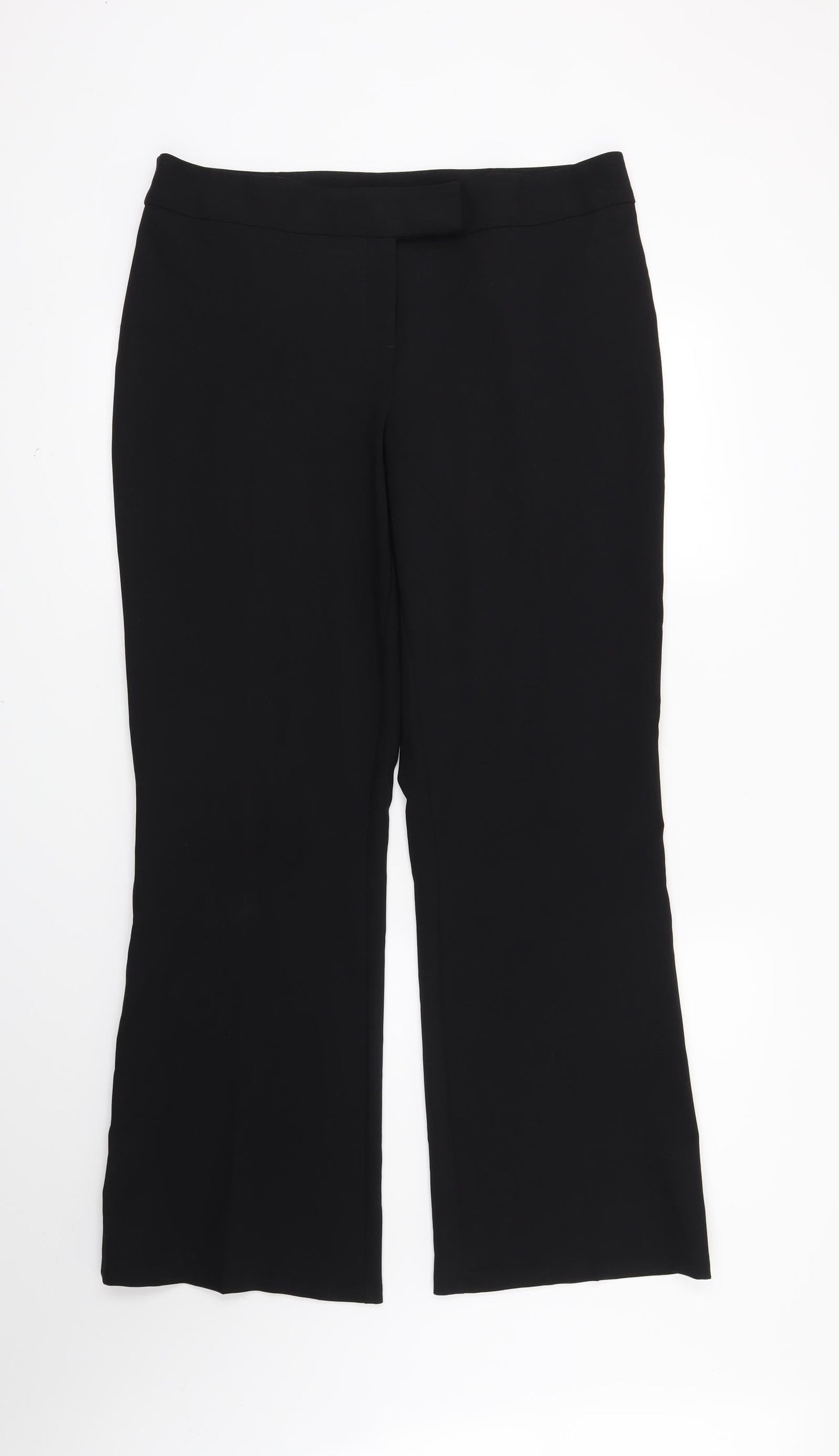 George Womens Black   Trousers  Size 14 L31 in