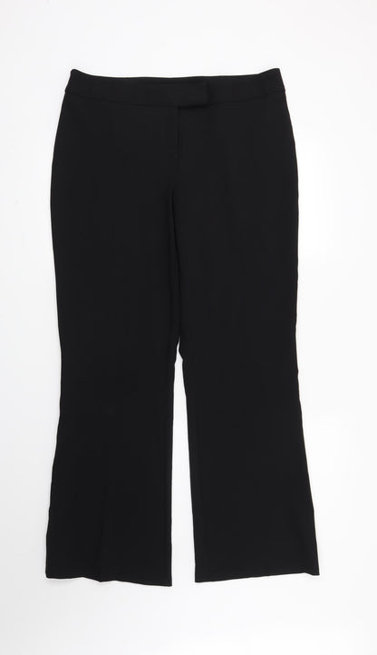 George Womens Black   Trousers  Size 14 L31 in