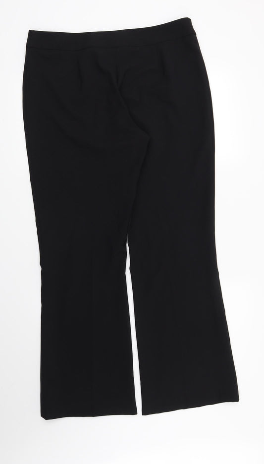 George Womens Black   Trousers  Size 14 L31 in