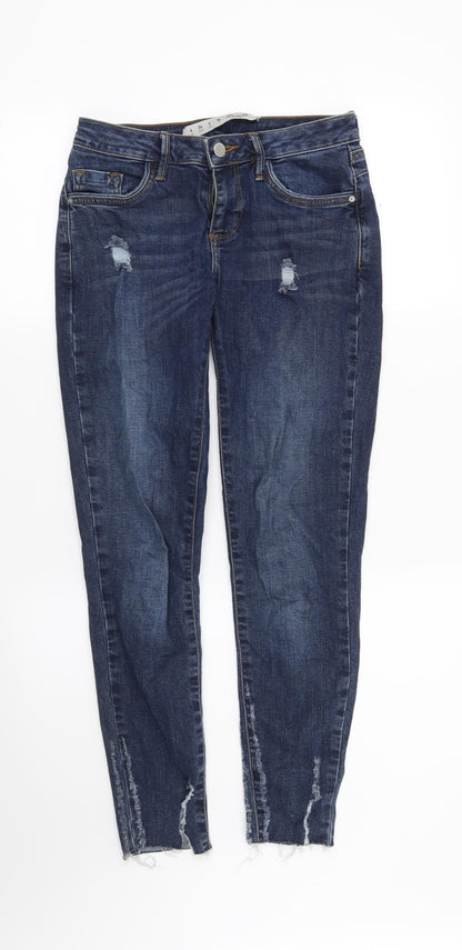 Denim CO Womens Blue   Skinny Jeans Size 6 L27 in