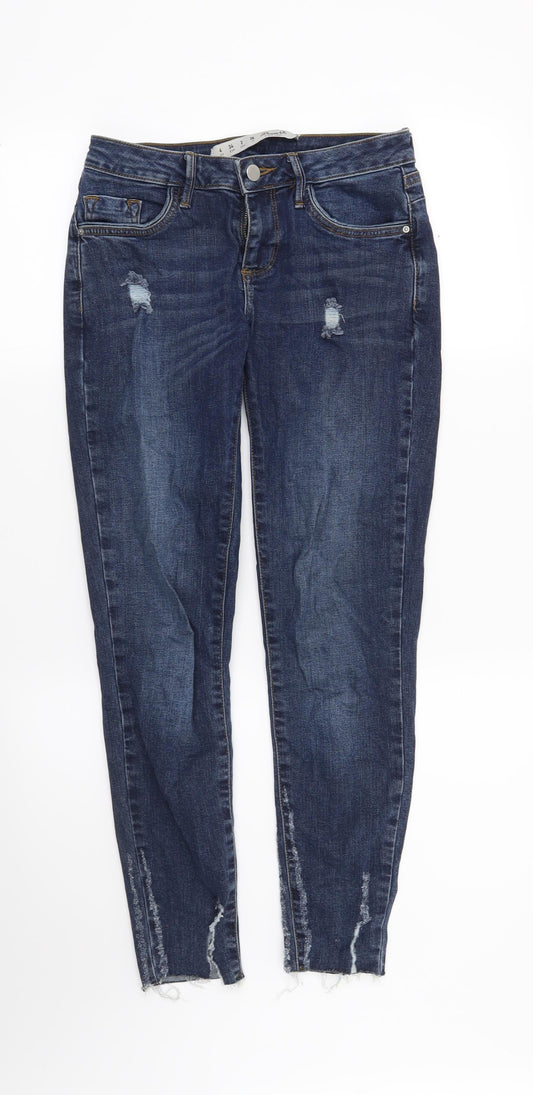 Denim CO Womens Blue   Skinny Jeans Size 6 L27 in
