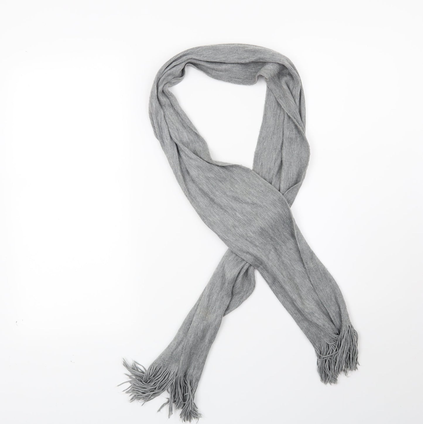 Preworn Mens Grey   Scarf  One Size