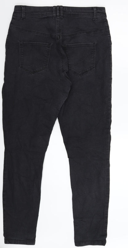 Zizzi Womens Black  Denim Skinny Jeans Size 34 in L31 in