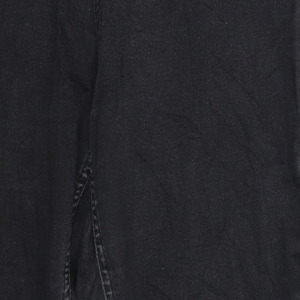 Zizzi Womens Black  Denim Skinny Jeans Size 34 in L31 in