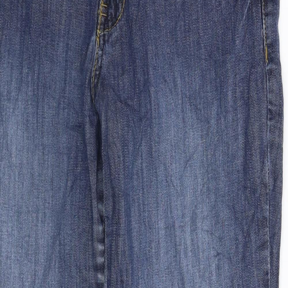 Number One Womens Blue  Denim Straight Jeans Size 30 in L27 in