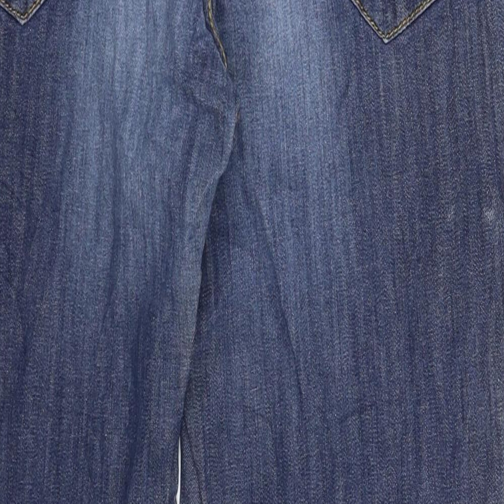 Number One Womens Blue  Denim Straight Jeans Size 30 in L27 in